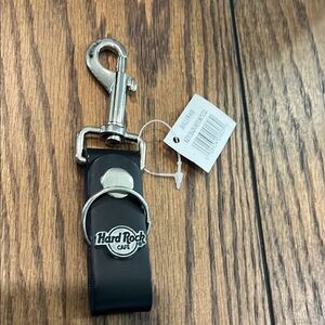 Hard Rock Cafe Black Keychain
